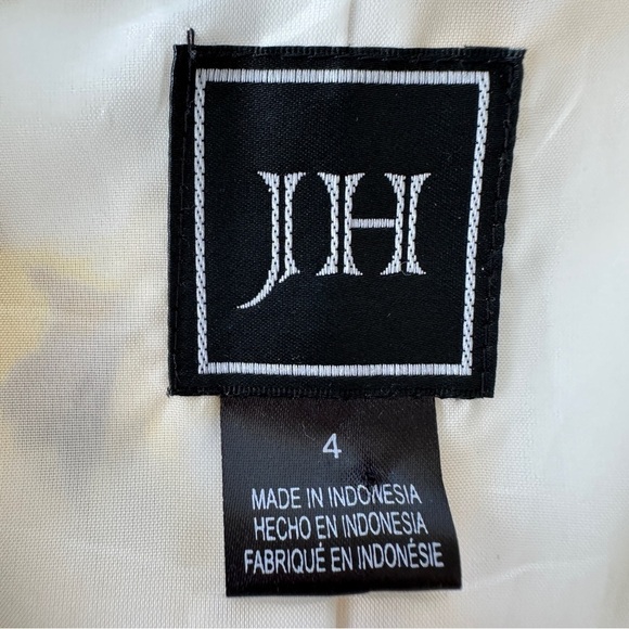 JH fit & flare dress, sleeveless, v-neck, midi length, floral watercolour print - Picture 15 of 16